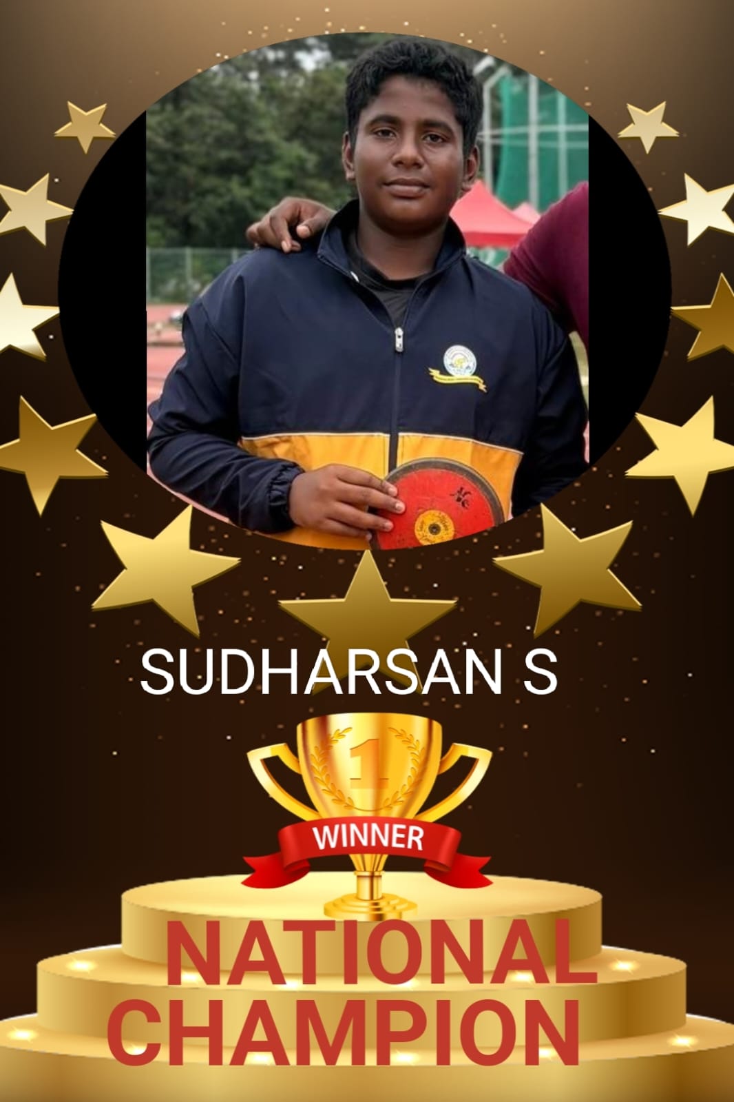 National Champion Discus Throw